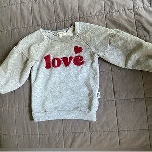 Rabbit + Bear sweatshirt 24months grey